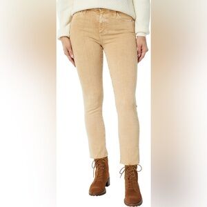 AG Jeans Adriano Goldschmied Mari Crop Raw Hem High-Rise Straight